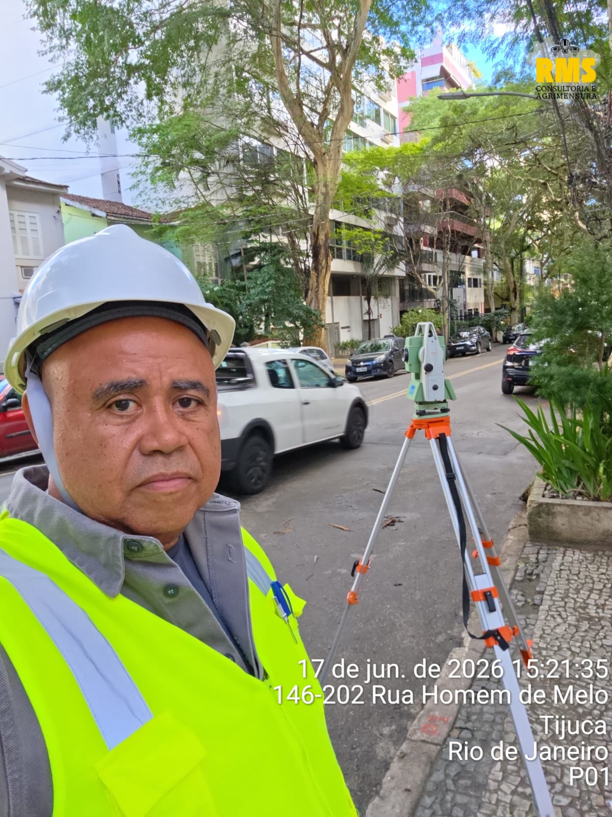 Cadastro Planialtimétrico na Tijuca RJ